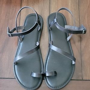 Black Strappy Sandals